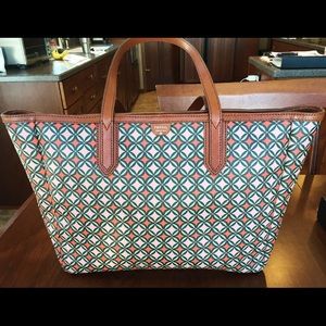 Authentic Fossil Tote